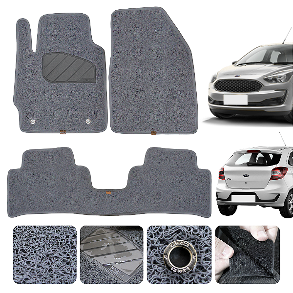 Tapete Para Ford Ka 2014 A 2021 Capacho Vinil 3peças