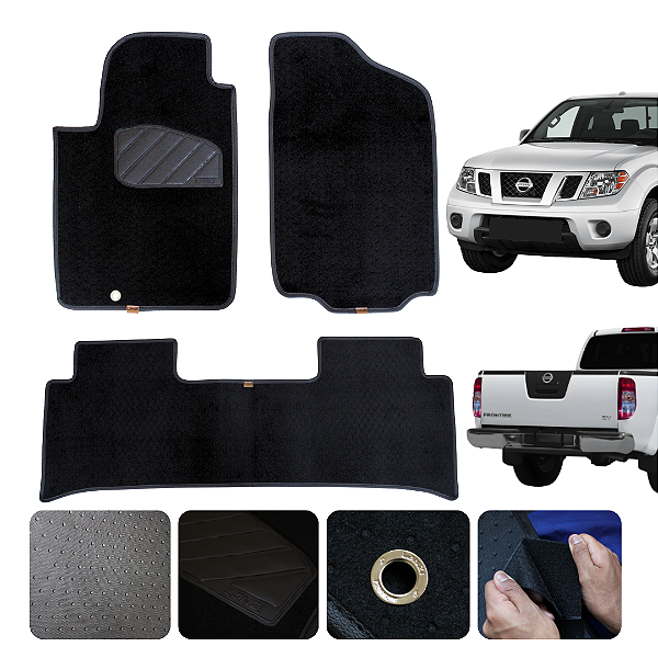 Tapete Automotivo Para Nissan Frontier 2013 a 2021 Carpete Lanzi