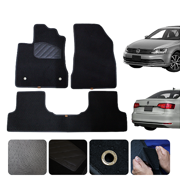 Tapete automotivo Para Jetta G6 2011 a 2017 Carpete Original Lanzi