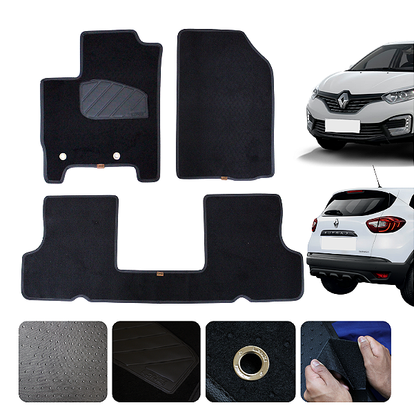 Tapete Automotivo Para Captur 2017 A 2024 Original Lanzi