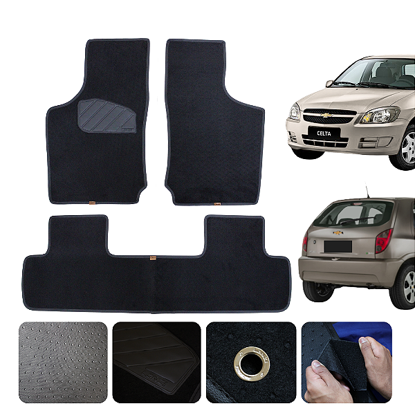 Tapete Automotivo Para Chevrolet Celta 2000 a 2016 Original Lanzi