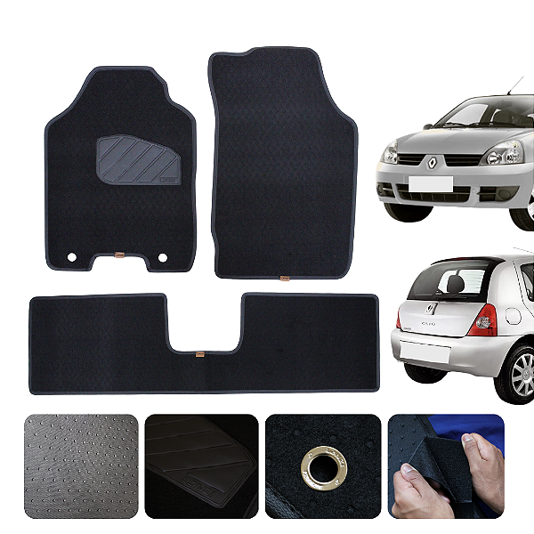 Tapete Automotivo Para Renault Clio 2012 a 2016 Original Lanzi