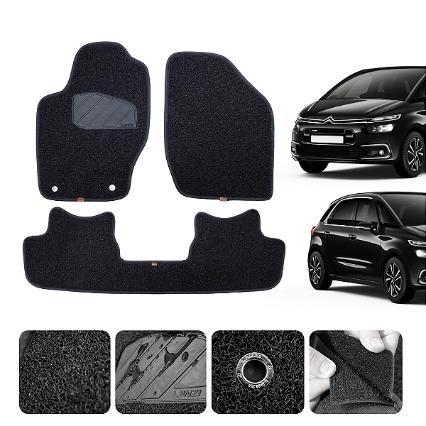 Tapete Para CITROËN C4 2004 A 2018 Original Lanzi Preto