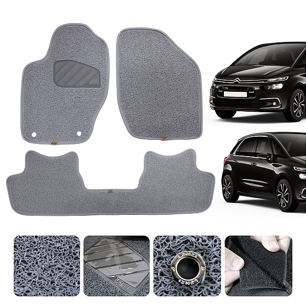 Tapete Para CITROËN C4 2004 A 2018 Original Lanzi Cinza