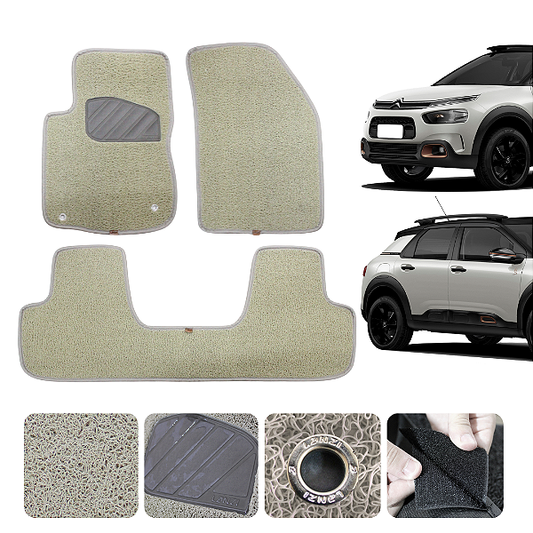 Tapete Para CITROËN C4 2004 A 2018 Original Lanzi Bege