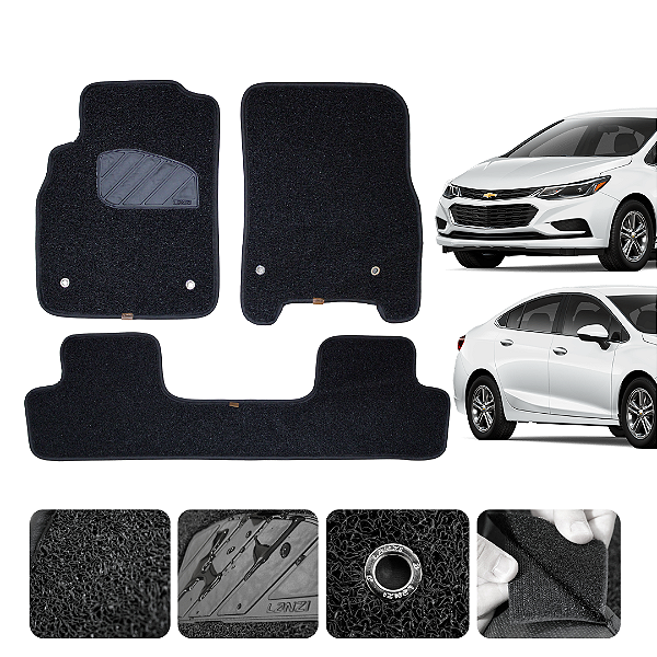 Tapete Para Chevrolet Cruze 2011 a 2016 Original Lanzi Preto
