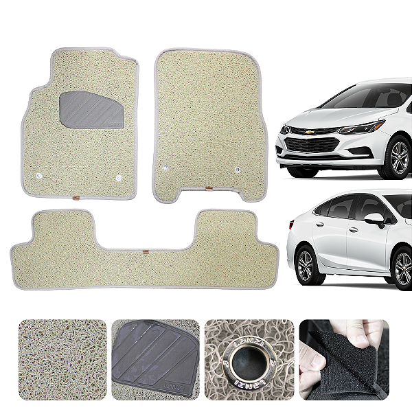 Tapete Para Chevrolet Cruze 2011 a 2016 Original Lanzi Bege