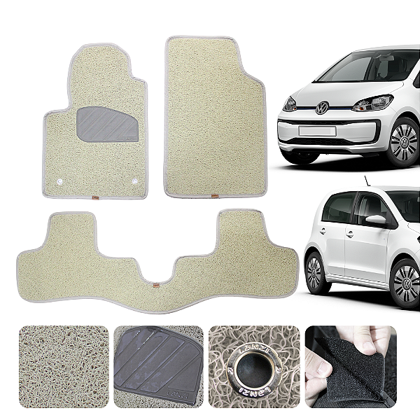 Tapete Para Volkswagen UP 2014 a 2021 Original Lanzi Bege