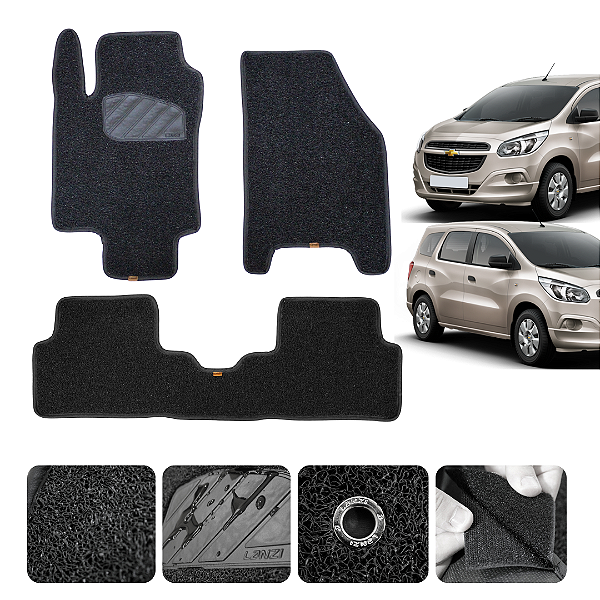 Tapete Para Chevrolet Spin 2012 a 2017 Original Lanzi Preto