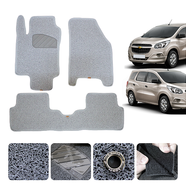 Tapete Para Chevrolet Spin 2012 a 2017 Original Lanzi Cinza
