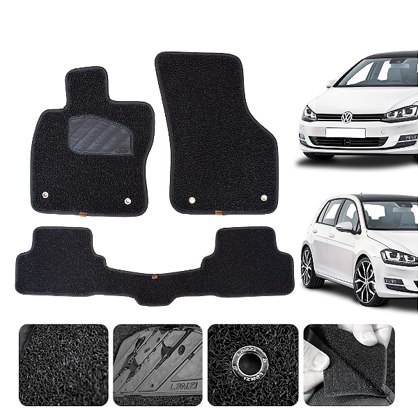 Tapete automotivo para Volkswagen Golf 2012 a 2020 Original Lanzi