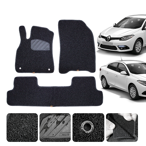 Tapete Automotivo Para Renault Fluence 2011 a 2018 Original Lanzi