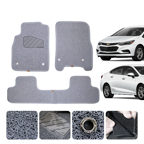 Tapete Para Chevrolet Cruze 2011 a 2016 Original Lanzi Cinza