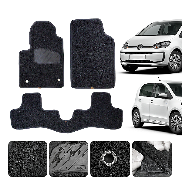 Tapete Para Volkswagen UP 2014 a 2021 Original Lanzi Preto