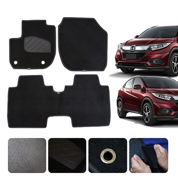 Tapete Automotivo Honda HRV 2019 a 2022 Original Lanzi