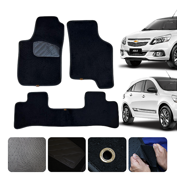 Tapete Automotivo Agile 2009 a 2014 Original Lanzi