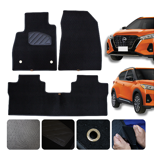 Tapete Automotivo Para Nissan Kicks 2016 a 2026 Original Lanzi