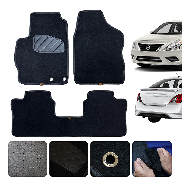 Tapete Automotivo Para Versa 2017 A 2021 Original Lanzi