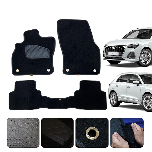 Tapete Automotivo Para AUDI Q3 2019 a 2025 Original Lanzi
