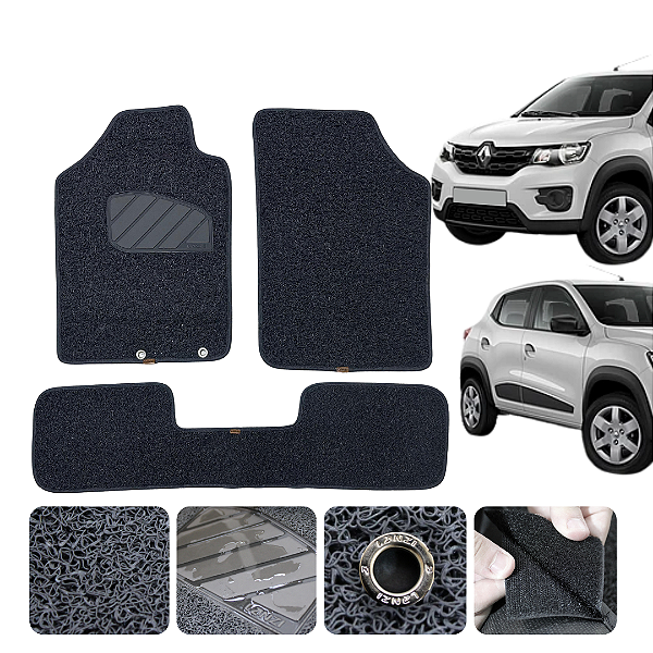 Tapete Automotivo Para Kwid 2018 a 2026 Original Lanzi Grafite