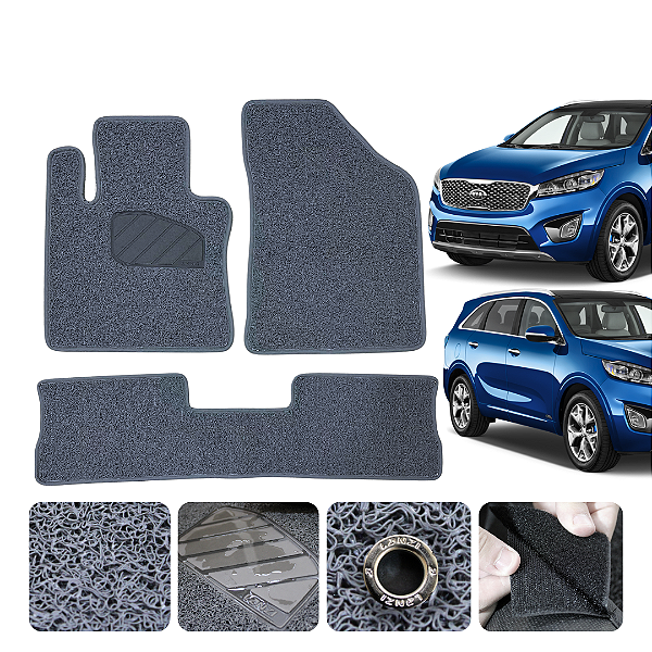 Tapete Automotivo Para Sorento 2010 a 2012 Original Lanzi Cinza