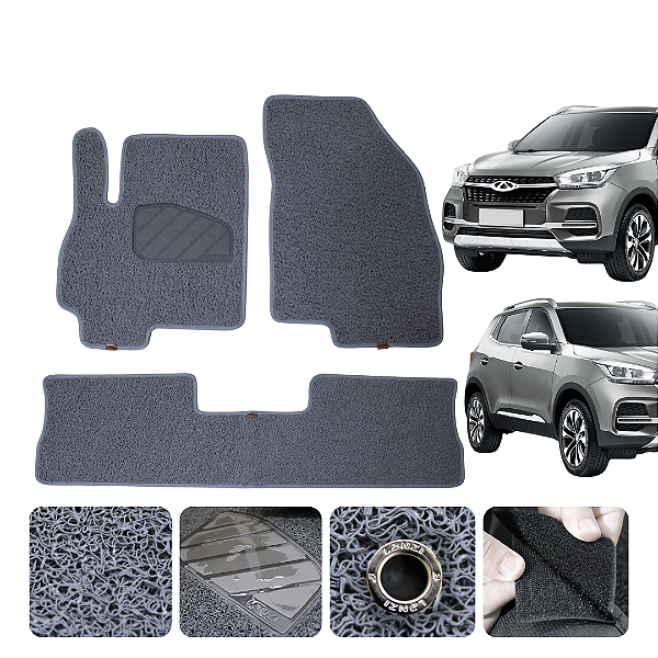 Tapete automotivo Para Caoa tiggo 5 capacho Cinza