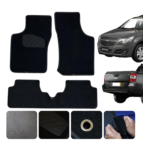 Tapete Automotivo para Montana 2010 a 2016 Original Lanzi