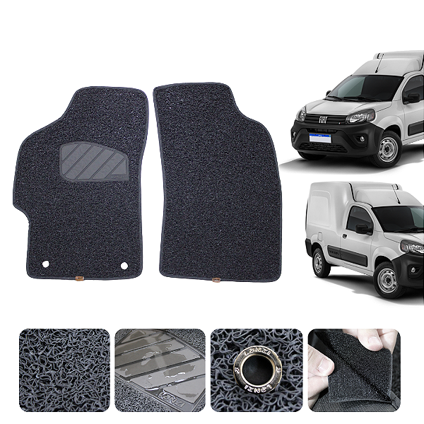 Tapete automotivo Para Fiorino 2021 A 2026 capacho Grafite