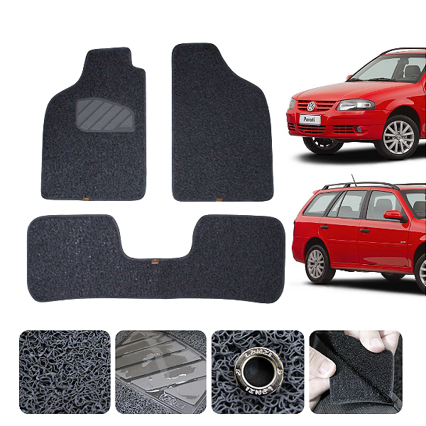 Tapete automotivo Para parati G3 e G4 capacho Grafite