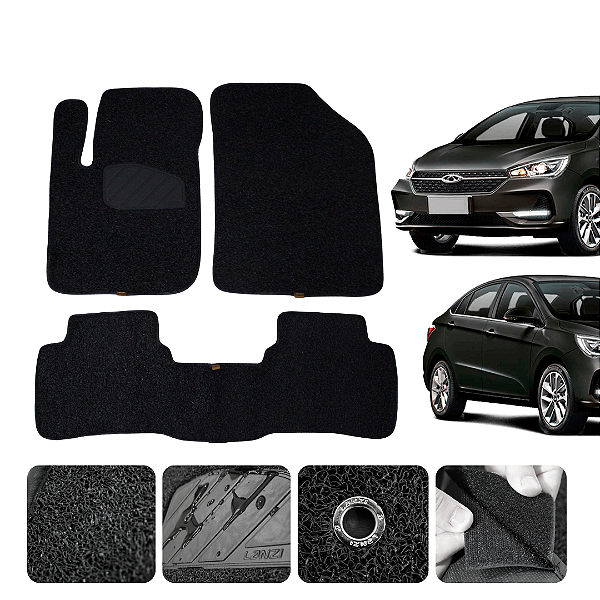 Tapete automotivo Para arizzo 5 2018 a 2021 capacho Preto