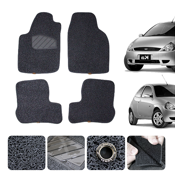 Tapete automotivo Para FORD KA 1996 a 2007 capacho Grafite