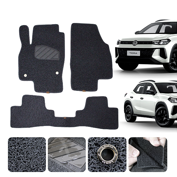 Tapete automotivo Para volksvagem Tera 2025 e 2026 capacho Grafite