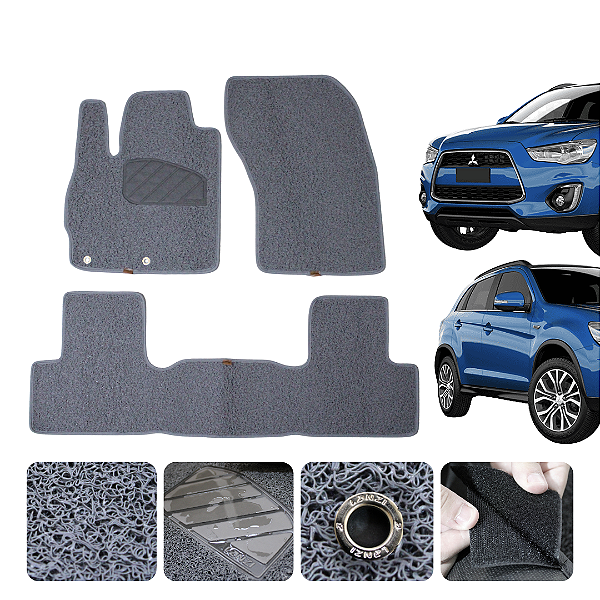 Tapete automotivo Mitsubishi Asx 2010 a 2021 capacho Cinza