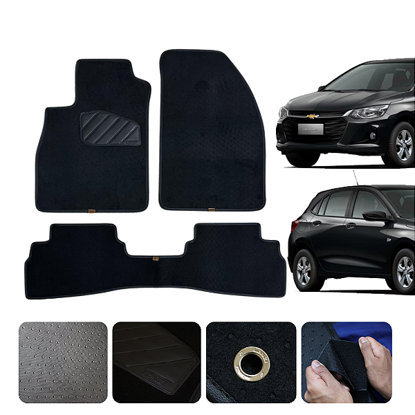 Tapete Automotivo para onix plus 2024 Original Lanzi