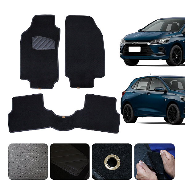 Tapete Automotivo para onix plus 2015 e 2016 Original Lanzi