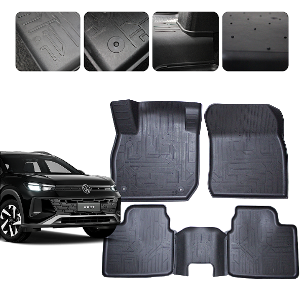 Tapete Automotivo Borda elevada Para Tera 2025 e 2026 Original Lanzi