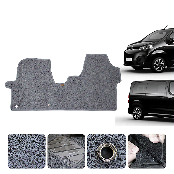 Tapete automotivo Citroen Jumpy 2018 a 2025 capacho Cinza