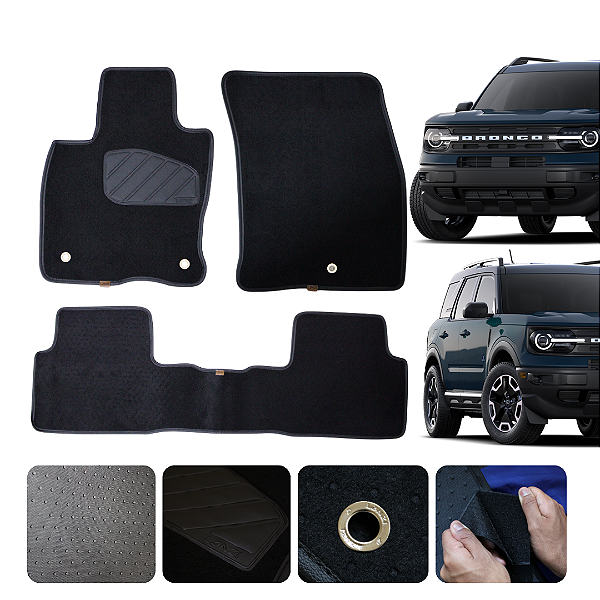 Tapete Automotivo para Ford Bronco sport 2021 a 2026 Original Lanzi