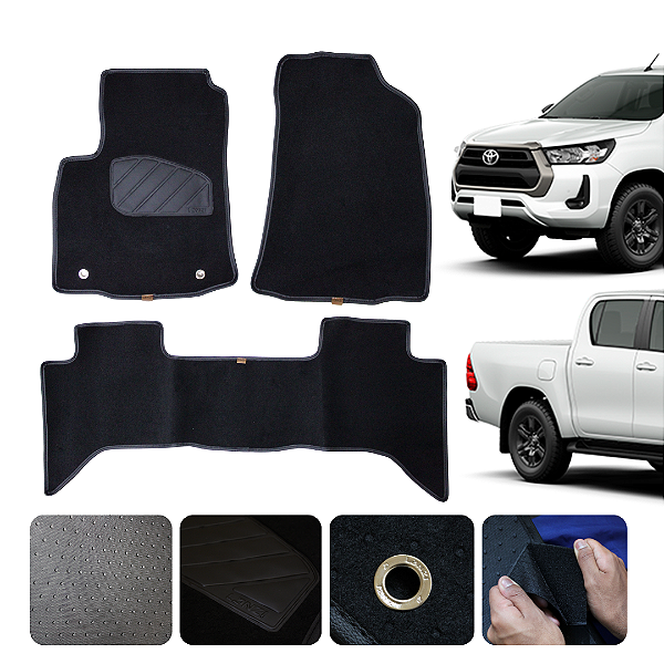 Tapete Automotivo para Toyota Hilux 2019 a 2025 Original Lanzi