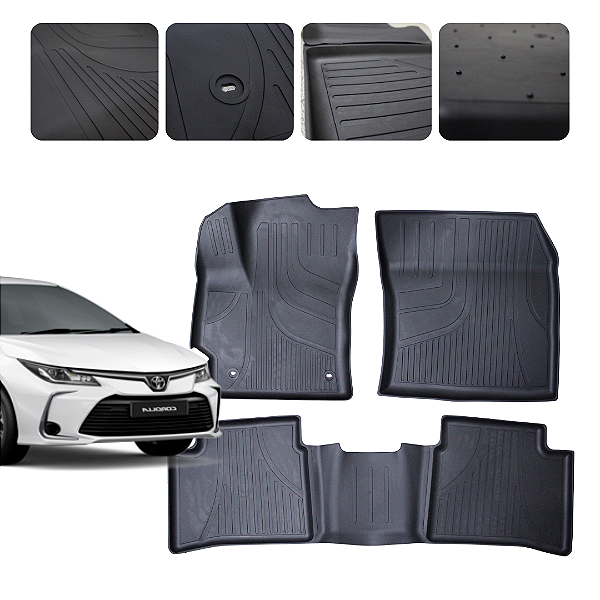 Tapete Borda elevada Para Corolla Sedan 2020 a 2026 Original Lanzi