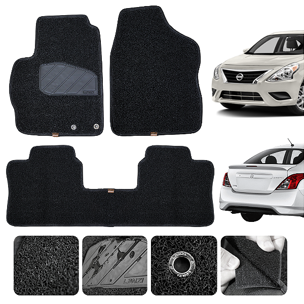 Tapete Automotivo De Capacho Para Versa 2017 A 2021 Premium