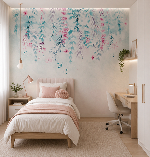 Papel de Parede Personalizado Jardim Vertical