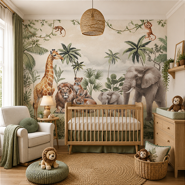 Papel de Parede Personalizado Selva Non wovem - Sob Medida