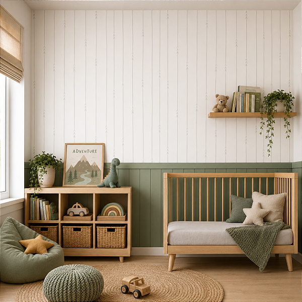 Papel de Parede Personalizado Infantil Setas em Bege