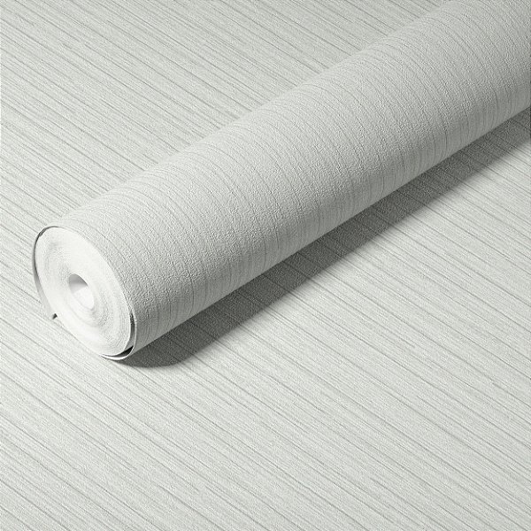 Papel de Parede Importado Textura Linho Cinza Vinílico VT15- Rolo de 10 metros