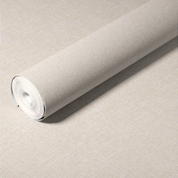 Papel de Parede Importado Textura Linho Fundo Envelhecido com Cinza Claro Vinílico VT16 - Rolo de 10 metros