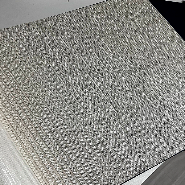 Papel de Parede Importado Elegance Texturizado com leve brilho Off White (Bege Claro) Vinílico VT29 - Rolo de 10 metros