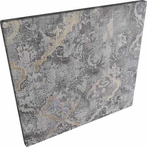 Papel de Parede Vinílico Texturizado Importado  Arabesco Chumbo com Bronze- Rolo de 10 metros MV16