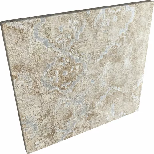 Papel de Parede Vinílico Texturizado Importado  Arabesco  Bronze- Rolo de 10 metros MV17