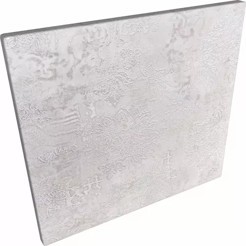 Papel De Parede Arabesco Mandala Importado Vinílico Lavável Luxo Cinza MV37 Rolo 10 MT